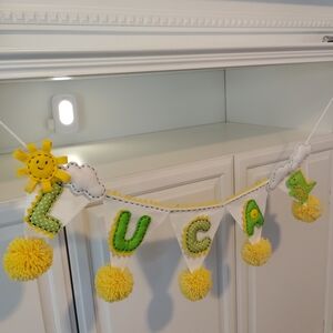 Name Banner Garland Handmade To Order